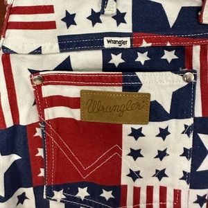 Wrangler High Rise Boot STARS & STRIPES Jeans